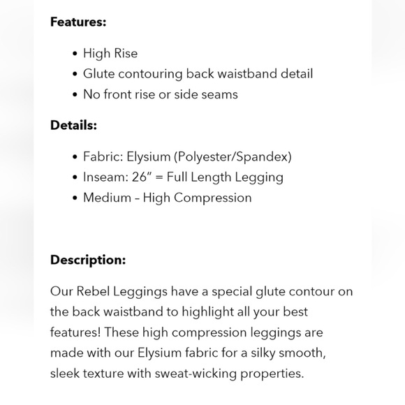 BuffBunny Rebel holographic mood ring leggings - Picture 9 of 9